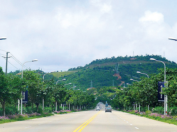 常德长江南路灯工程
