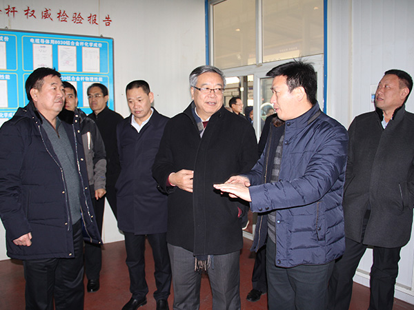 2018年1月11日，晋城市人大常委会副主任周世伟携带省、市人大代表集中视察第五组到公海5500线路检测线缆集团进行视察