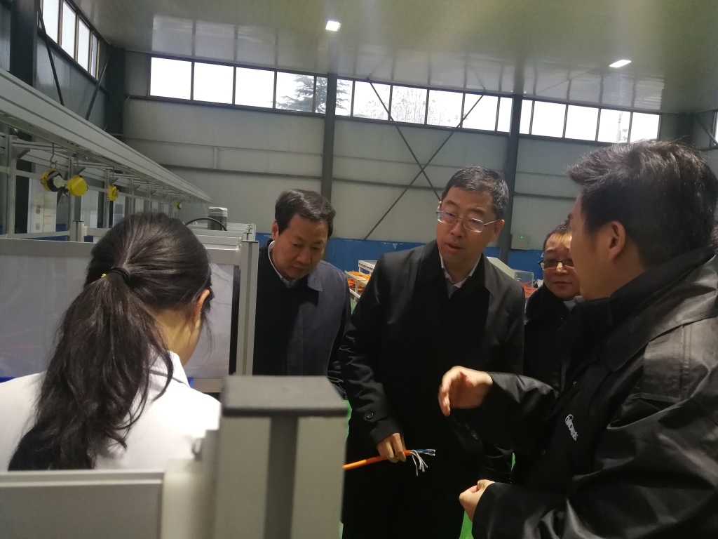 2019年12月23日，河北省副省长葛海蛟到公海5500线路检测线缆集团调研